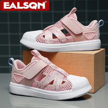 Load image into Gallery viewer, Summer Kids Shoes Girls Casual Sneakers Cute Pink Breathable Mesh Lightweight Sport Walking Shoes for Children 5-16 Years Old
