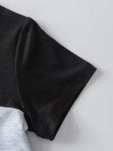 Load image into Gallery viewer, Boys' Color Block Script Print Tee &amp; Shorts Set
