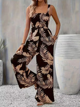 Load image into Gallery viewer, Women's Summer Elegant Back Hugging Tropical Printed Overalls
