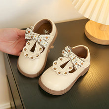 Load image into Gallery viewer, Girls' Bow T-Strap Oxford Princess Shoes
