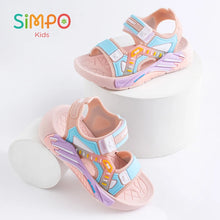 Load image into Gallery viewer, One Pairs of Summer Kids' Sandals Unisex Soft Bottom Casual Beach Shoes for Primary School Students
