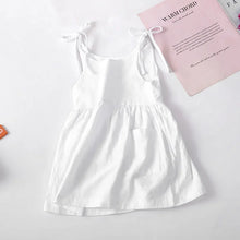 Load image into Gallery viewer, Girls' Solid Cotton Sleeveless Sundress
