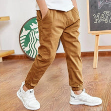 Load image into Gallery viewer, Spring Autumn Cotton Boys Pants Children Trousers Casual Kids Sports Pants 3 4 5 6 7 8 9 10 11 12 13 Years Teenager Boys Clothes
