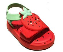 Load image into Gallery viewer, Summer Mini Kids Fruit Sandals Girl Jelly Shoes Avocado Children Fruit Sandals And Slippers Strawberry Decorative Slipper HMI042
