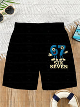 Load image into Gallery viewer, Summer For Kids 67 Six Seven Italian Brain Rot Math Joke Tops Y2k Game Saying Shorts Graphic Y2k Children's Shorts

