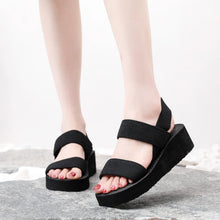 Load image into Gallery viewer, Women's Lightweight EVA Wedge Slingback Sandals
