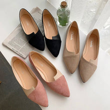 Load image into Gallery viewer, Women's Pointed Toe Slip-On Ballet Flats
