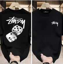 Load image into Gallery viewer, Men's Trendy Streetwear T Shirt Short Sleeve Graphic Design Loose Casual Breathable Lightweight Summer Tee Tops Fashion Popular
