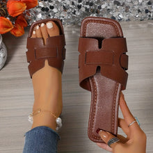 Load image into Gallery viewer, Summer Women Slippers Fashion Beach Flats Shoes 2024 New Casual Sandals Dress Walking Flip Flops Open Toe Slides Mujer Zapatos
