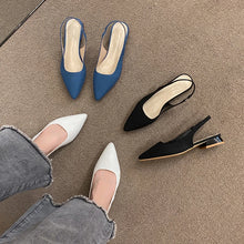 Load image into Gallery viewer, 2024 High Quality Ladies Shoes Slip-on Women's Sandals Fashion Slingbacks Office and Career  Plus Size Toe Cap Sandals
