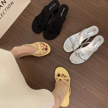 Load image into Gallery viewer, Summer Women Fashion Slippers Female Casual Clip Toe Wedges Heel Dress Slides Ladies Outdoor Beach Vacation Sandalias Shoes
