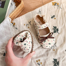 Load image into Gallery viewer, Spring Girl's Princess Shoes Floral Adorable Versatile Kids Flat Shoe Round Toe Soft Comfy Trendy Children Mary Janes 21-32
