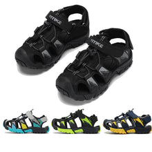 Load image into Gallery viewer, Boys Girls Sports Sandals Summer Kids Closed Toe Outdoor Sandals Athletic Water Shoes Sandals Child Pool Beach Sandals
