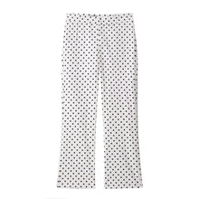 Load image into Gallery viewer, Women's Polka Dot Turtleneck Zipper Jacket with Pockets
