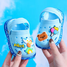 Load image into Gallery viewer, Kids' Cartoon Clog Sandals | 3D Charm Garden Shoes for Toddlers (EU 18–29)
