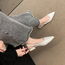 Load image into Gallery viewer, 2024 High Quality Ladies Shoes Slip-on Women's Sandals Fashion Slingbacks Office and Career  Plus Size Toe Cap Sandals
