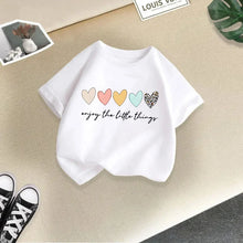 Load image into Gallery viewer, Summer New Children's Clothing Children's T-shirt Boys and Girls Casual Fashion Short-sleeved Baby Half-sleeved Top Base Shirt
