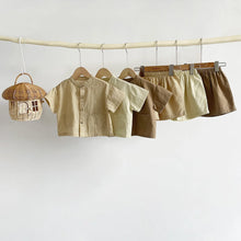 Load image into Gallery viewer, Kids 2-Piece Short-Sleeve Shirt &amp; Shorts Set
