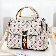 Load image into Gallery viewer, Women's Printed Monogram Leather Shoulder Bag
