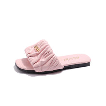 Load image into Gallery viewer, Summer Children's Shoes 2024 Children's flip-flops Women's Treasure candy-colored Princess flip-flops Girls' square toe slippers
