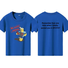 Load image into Gallery viewer, Blame John Printed Teenage Tops T-shirt Boys Girls Summer Casual Funny Fashion O-Neck Short Sleeve Children Colorful Clothing
