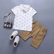 Load image into Gallery viewer, Summer Boys Clothes Suit Kids T-shirt+shorts 2pcs Baby Toddler Outfit Sportsuit 1 2 3 4 Years Boys thin Costume Children Clothes
