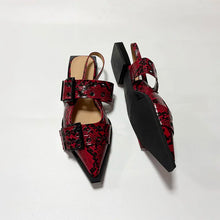 Load image into Gallery viewer, Female  Women Flat Sandals Shoes Fashion Shallow Footwear Slingback Pointed Toe Ladies Sandals Flats Shoes New
