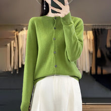 Load image into Gallery viewer, Women's Merino Wool Button Cardigan
