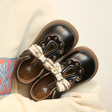 Load image into Gallery viewer, Girls' Bow T-Strap Oxford Princess Shoes
