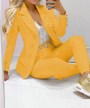 Load image into Gallery viewer, Women's Autumn Clothes Two Piece Set Female Coats and Pants Fashion Versatile Casual Long Sleeve Jacket and Trousers Suit 2023

