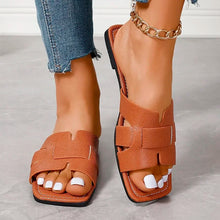 Load image into Gallery viewer, Summer Women Slippers Fashion Beach Flats Shoes 2024 New Casual Sandals Dress Walking Flip Flops Open Toe Slides Mujer Zapatos
