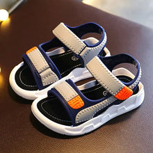 Load image into Gallery viewer, Summer Baby Sandals Solid Color Baby Boy Sandals Soft Sole Anti-slip Boys Girls Sandals Toddler Baby Shoes Beach 2-12 Years
