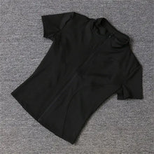 Load image into Gallery viewer, Casual Slim Sports Coat For Women Short Sleeve Solid Zipper Tops Female Cycling Running Yoga Outfit Clothes Summer Sport Jacket

