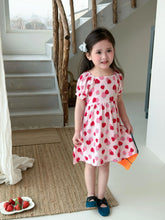 Load image into Gallery viewer, Girls' Love Print Casual Summer Dress
