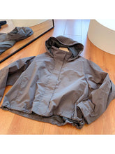 Load image into Gallery viewer, Mumaroho 2025 Autumn Winter Women Windbreaker Jacket Windproof Solid Long Sleeve Outdoor Sport Hooded Thin Coat Jacket For Women
