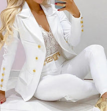Load image into Gallery viewer, Women's Autumn Clothes Two Piece Set Female Coats and Pants Fashion Versatile Casual Long Sleeve Jacket and Trousers Suit 2023
