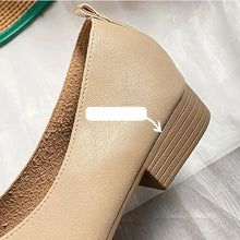 Load image into Gallery viewer, Women's French Square Toe Mary Jane Flats – Green
