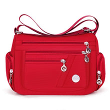 Load image into Gallery viewer, Women's Nylon Multi-Compartment Crossbody Bag
