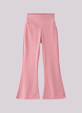 Load image into Gallery viewer, Girls Flared Pants High Waist Yoga Leggings Teenagers Stretch Elastic Waistband Kids Sportswear Trousers Autumn Spring
