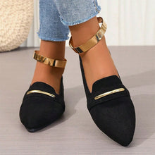 Load image into Gallery viewer, *Fashionable New Style Elegant/Sexy Temperament Casual Work Shoes for Women Summer  Comfortable Pointed Flat Shoes

