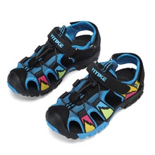 Load image into Gallery viewer, Boys Girls Sports Sandals Summer Kids Closed Toe Outdoor Sandals Athletic Water Shoes Sandals Child Pool Beach Sandals
