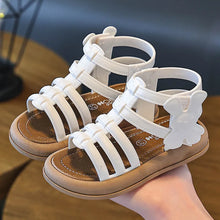 Load image into Gallery viewer, 2026 Summer  New Children Sandals Girls Kids Roman Sandal Summer Soft Flat Heels High-top Beach Princess Fashion Cartoon Shoes
