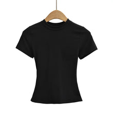 Load image into Gallery viewer, Women's Slim Crew-Neck Cropped Tee
