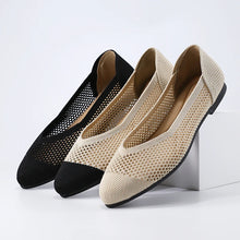 Load image into Gallery viewer, New Spring and Summer Pointed-Toe Slip-On Women's Shoes, Breathable, Lightweight, Soft-Soled Flat Shoes, Comfortable and Not Tiring on the Feet, Versatile for Daily Commuting, Lazy Shoes
