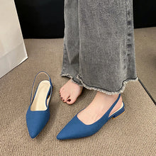 Load image into Gallery viewer, 2024 High Quality Ladies Shoes Slip-on Women's Sandals Fashion Slingbacks Office and Career  Plus Size Toe Cap Sandals
