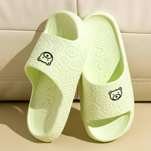Load image into Gallery viewer, Summer Children Slippers Indoor Cute Bear Print Anti Slip Soft Sole Exquisite Parent-child Shoes Home Comfy Leisure Shoes
