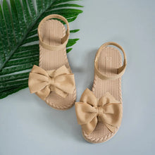 Load image into Gallery viewer, Women's Bow Tie Flat Beach Sandals
