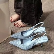 Load image into Gallery viewer, Women's Knitted Platform Stiletto Sandals
