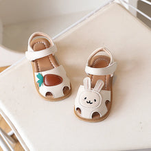 Load image into Gallery viewer, Summer New Girls' Head-wrapped Sandals Versatile Children's Baby Sandals Soft-soled Little Rabbit Walking Shoes for Babies
