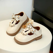 Load image into Gallery viewer, Girls' Bow T-Strap Oxford Princess Shoes
